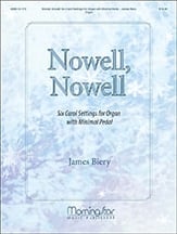 Nowell, Nowell Organ sheet music cover